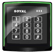 SOYAL AR-888H Mifare, rintbillentyzet